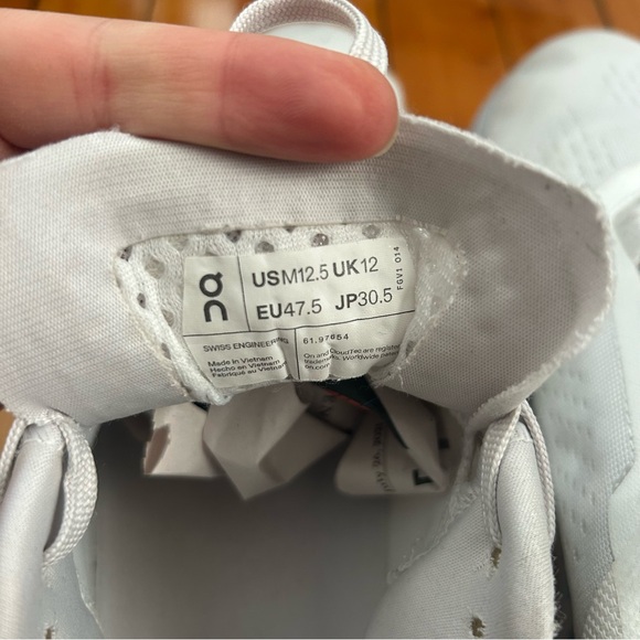 On Cloudmonster Sneakers Sz 12.5 White Glacier main image 10